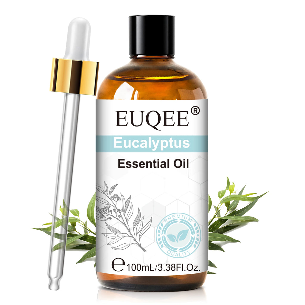 EUQEE 100ml Essential Oils – Lavender, Vanilla, Lemon & Cinnamon