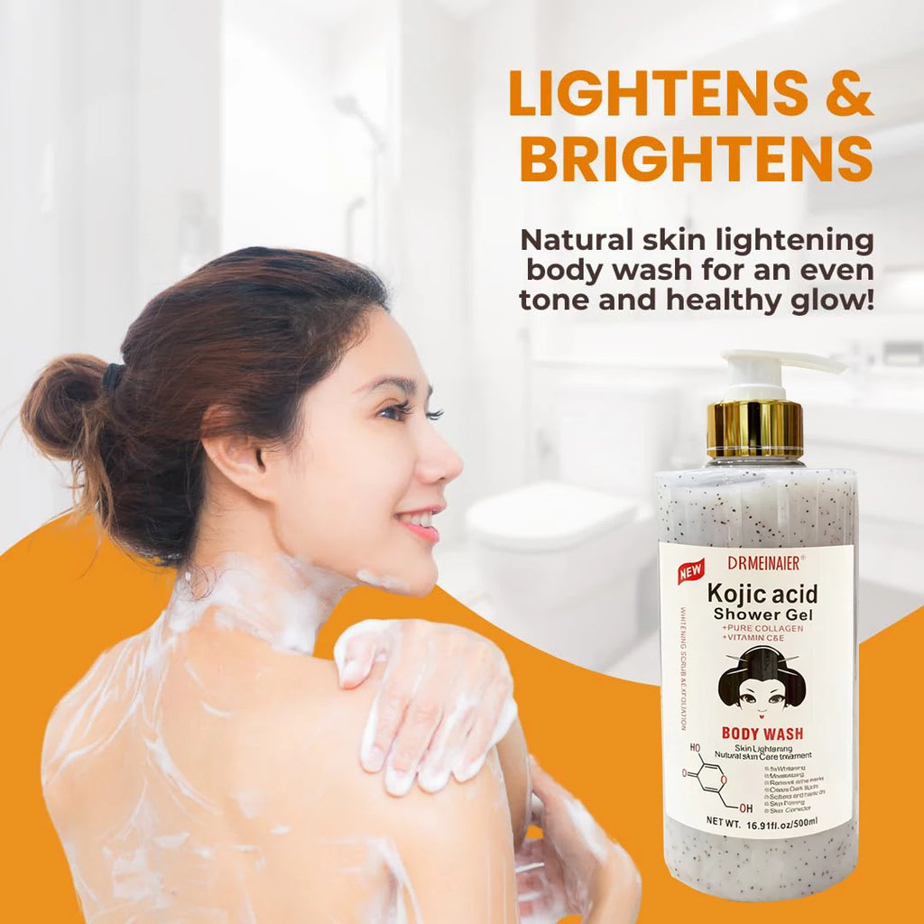Kojic Acid Body Wash 500ml – Brightening Deep Cleansing Shower Gel