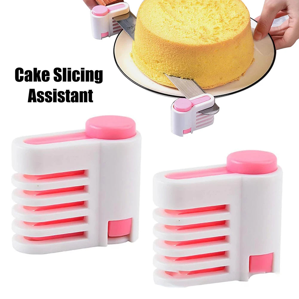 5-Layer Adjustable Cake Leveler & Bread Slicer – 2pc Set