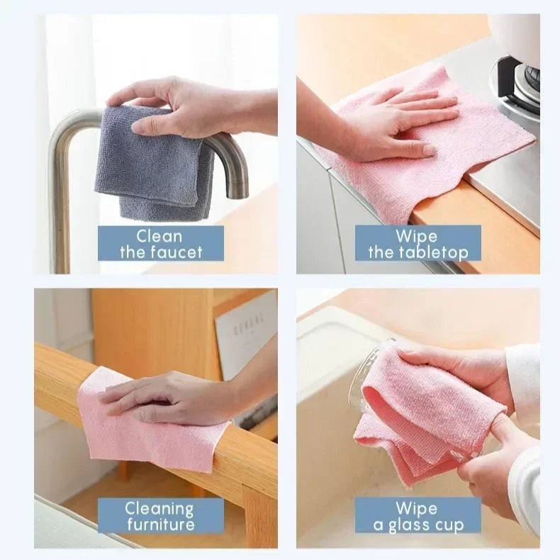 1/2/3Roll Highly Absorbent Cleaning Towel, Disposable Dishwashing Towel for Lazy People, Suitable for Kitchens, Windows,and Cars Oasis Select