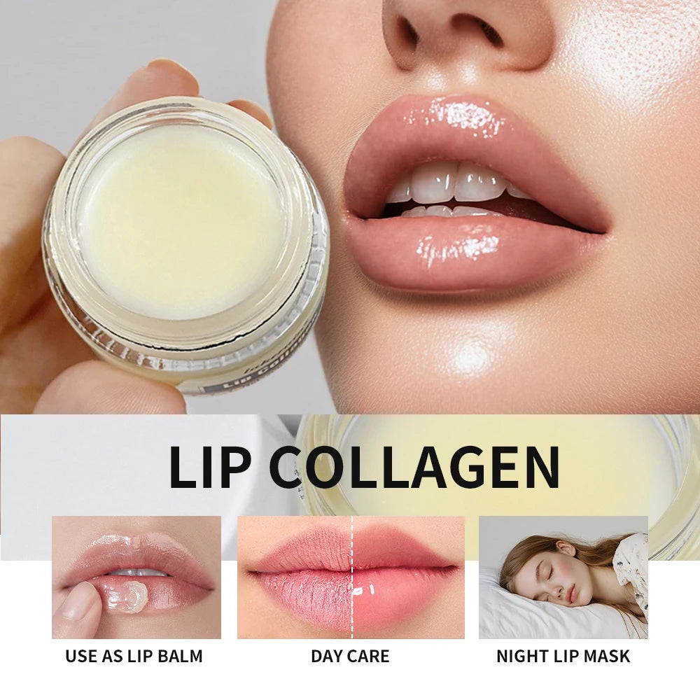 Collagen Lip Mask Moisturizing Hydrating Dry Lips Smooth Fine Lines Increase Lip Vibrancy And strengthen Barrier Lips Skin Care Oasis Select