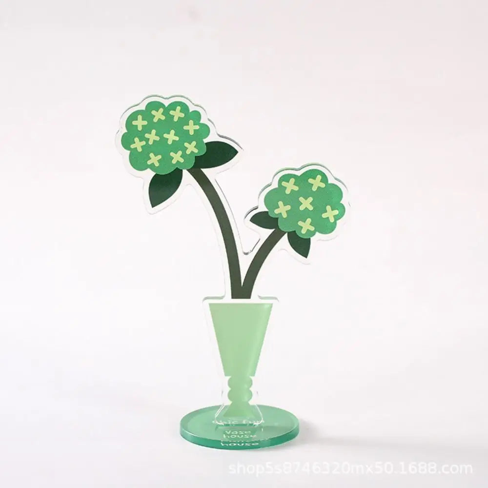 Creative Flower Shaped Photo Clip Card Holder Table Number Holder Note Holder Cute Wedding Party Desktop Decoration Card Clamp Oasis Select style 3