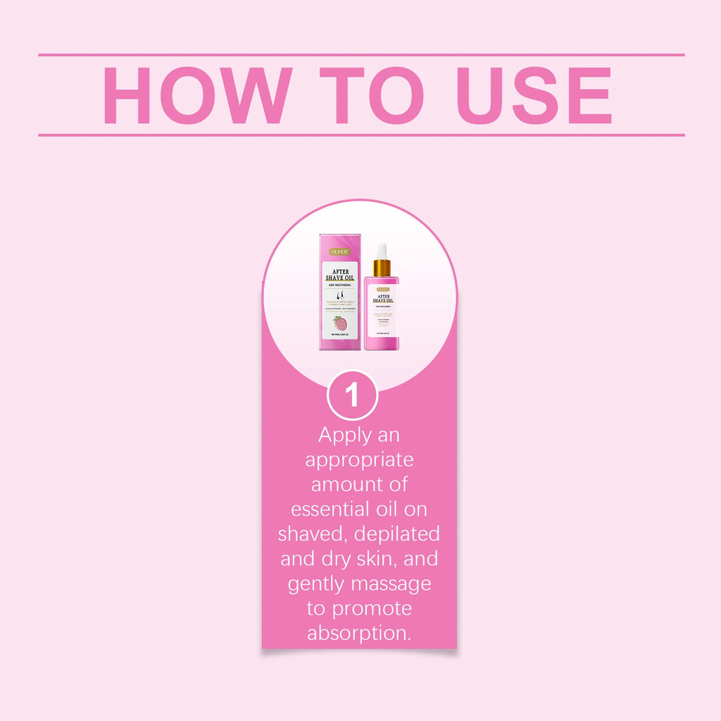 40ml Aftershave Care Essential Oil Soothes The Skin, Strawberry Flavored Daily Care Oil Moisturizes And Smooths Body Care Oasis Select