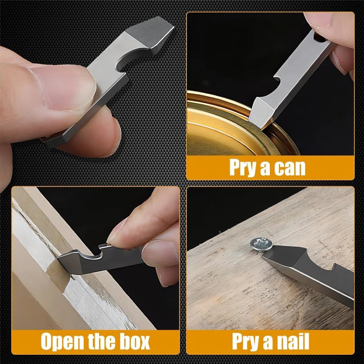 Mini Stainless Steel Keychain Bottle Opener Rustproof EDC Tool Beer Cap Opener Men Gift Dad Outdoor Camping Bar Party Survival Oasis Select
