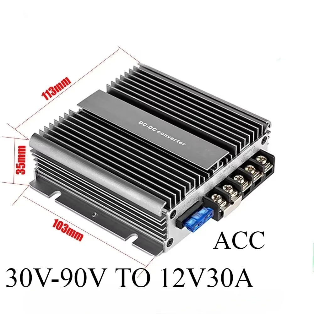 20V-96V TO 12V 13.8V 10A 48V 60V 72V 80V to 13.8V 5A-50A Step Down Switching Converter Voltage Regulator For Car Device CE RoHS Oasis Select 30V-90V TO 12V 30A CN