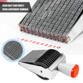 LIKE WISH Multipurpose 12 Digit Alphabet Rolling Rubber Stamp English Letter Number Emboss Diy Scrapbooking Roller Stationery Oasis Select silver