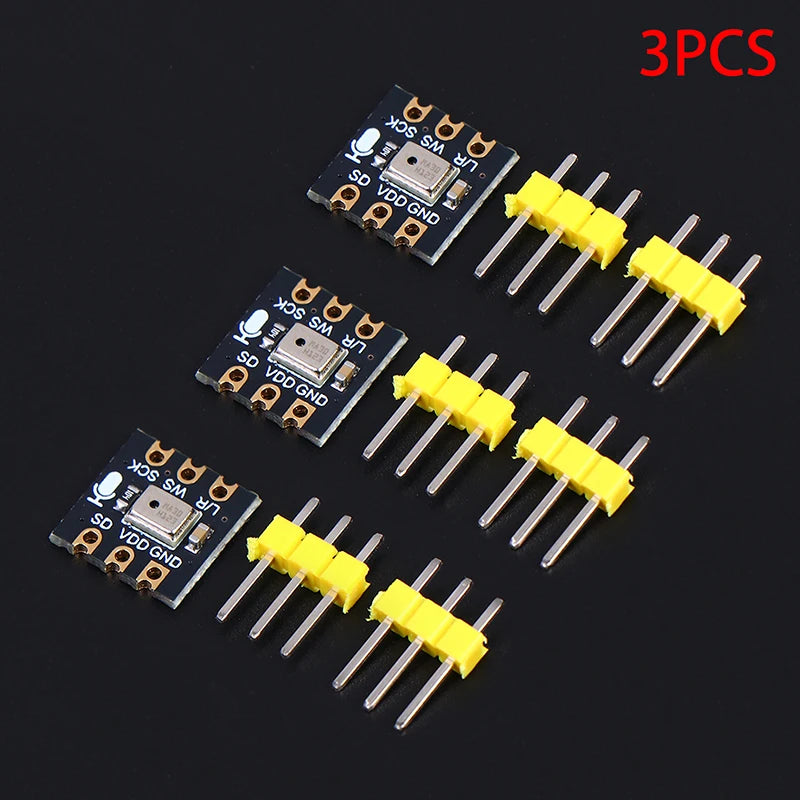 INMP441 Omnidirectional Microphone Module MEMS Sensor 24 Bit High-precision Low-power I2S Digital Output Sensor Module For ESP32 Oasis Select A1 3PCS