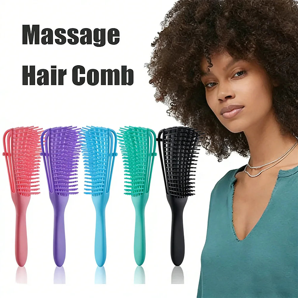 Hair Comb Detangling Brush Scalp Massage Hair Brush Detangler Brush for Curly Hair Thick Hair Octopus Hairbrush Women Men Salon Oasis Select