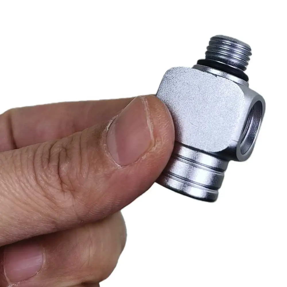 Scuba Diving 1st Stage Adapter 7/16" male HP Hose to 3- 7/16"F Computer Hose Diving High Pressure 3 Way Splitter Oasis Select