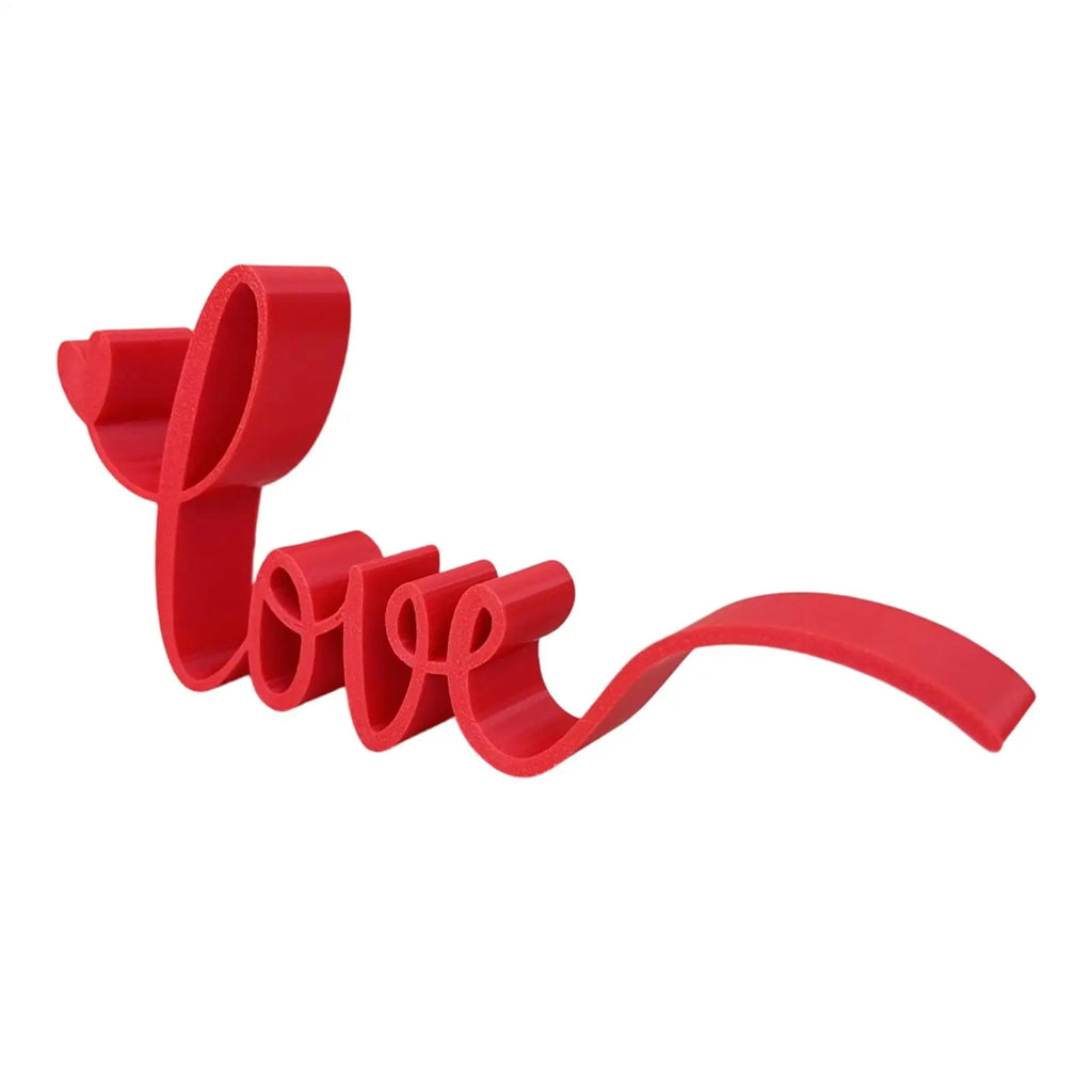 Red LOVE Letters Table Ornaments Happy Valentines Day Atmosphere Decor Wedding Proposal Props Love Gift Tabletop home Decor Oasis Select