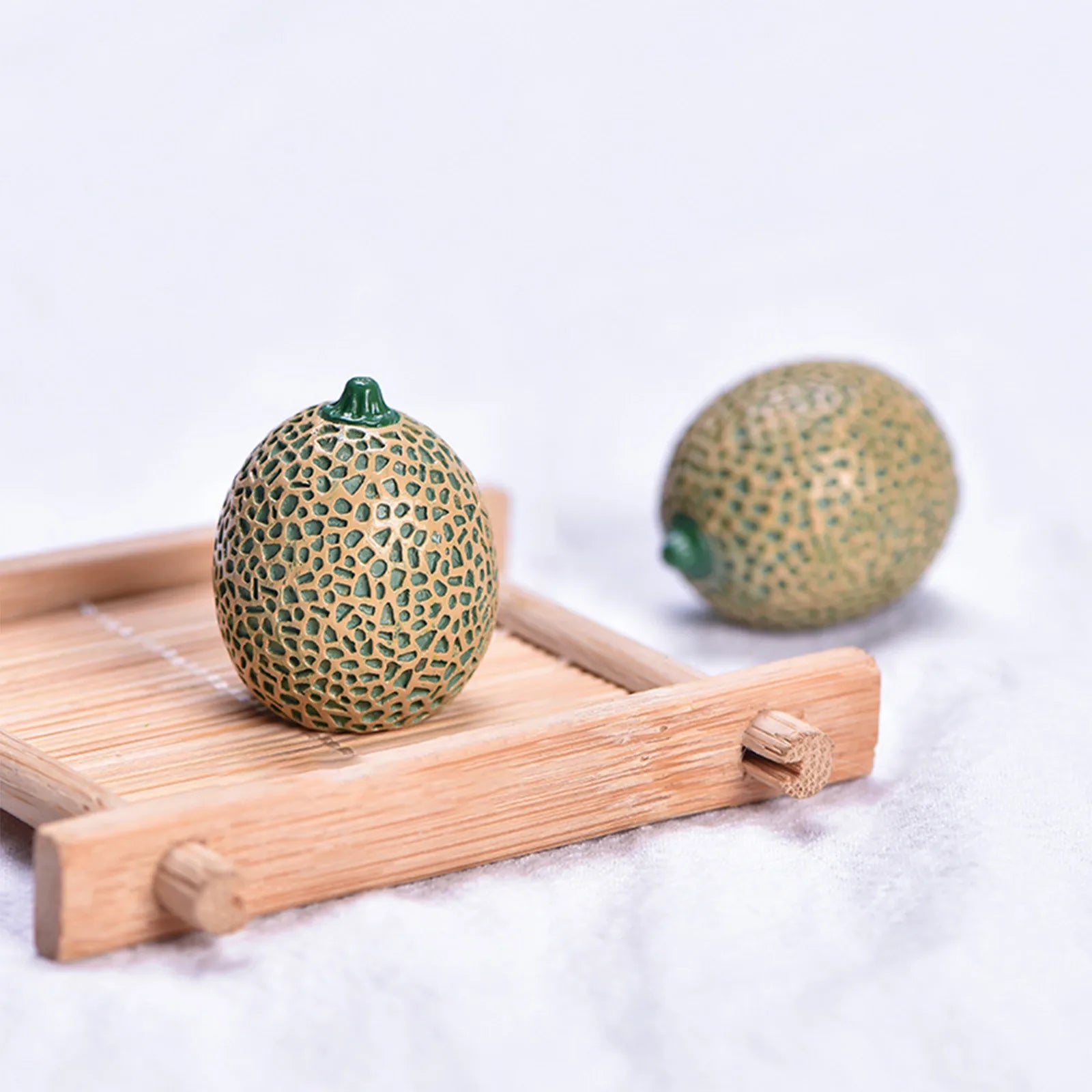 Miniature Resin Fruit Figurines – Litchi & Strawberry Desk Decor Miniature Figurine Oasis Select E One Size