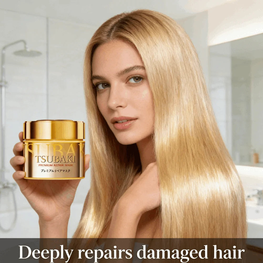 TSUBAKI 180g Salon Hair Mask – Repair, Anti-Frizz & Nourish Salon Hair Mask Oasis Select