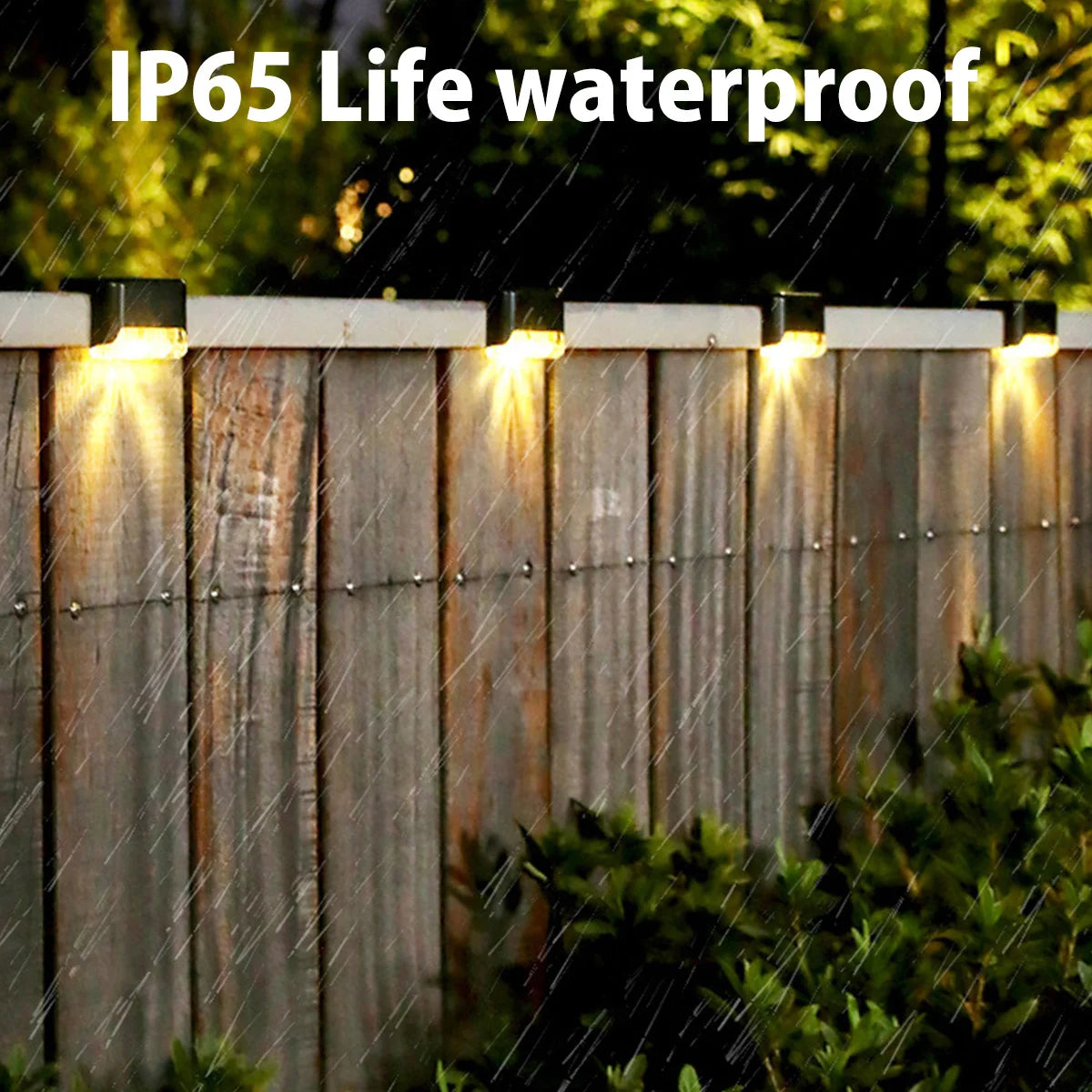 Solar LED Lights Outdoor Solar Lights IP65 Waterproof Garden Light Solar Step Lamps Deck Lights Fence Courtyard Garden Decor Oasis Select