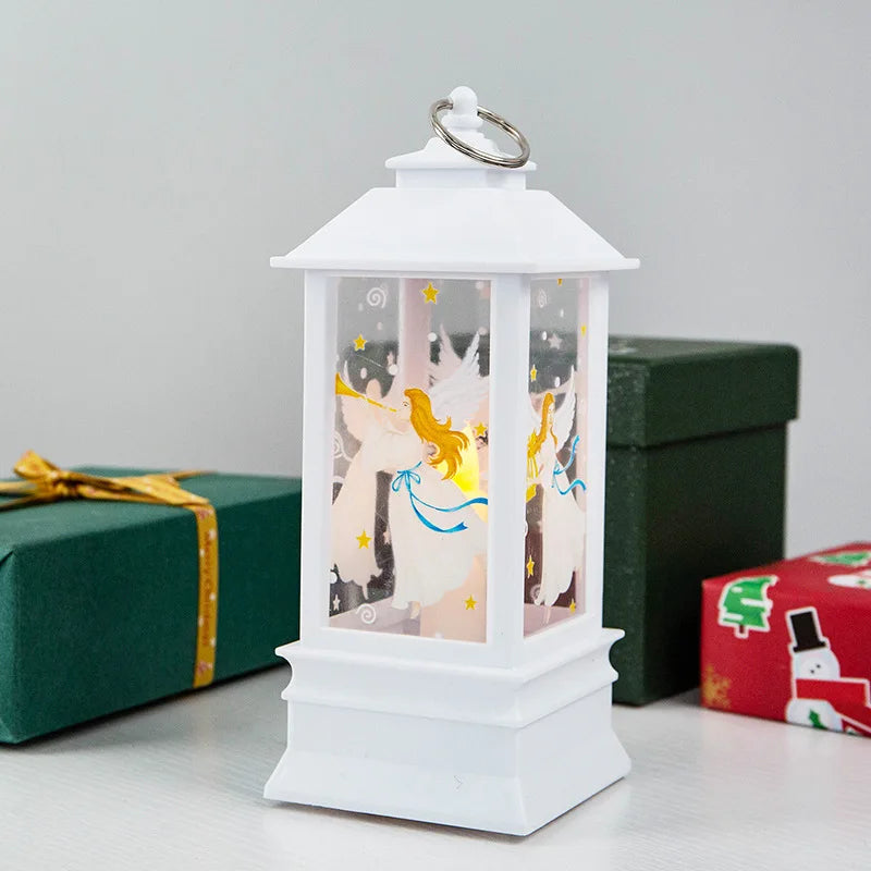 Christmas Decoration Small Night Lamp Desktop Decorat New Christmas Wind Lamp Candle Table Lamp Oasis Select A L