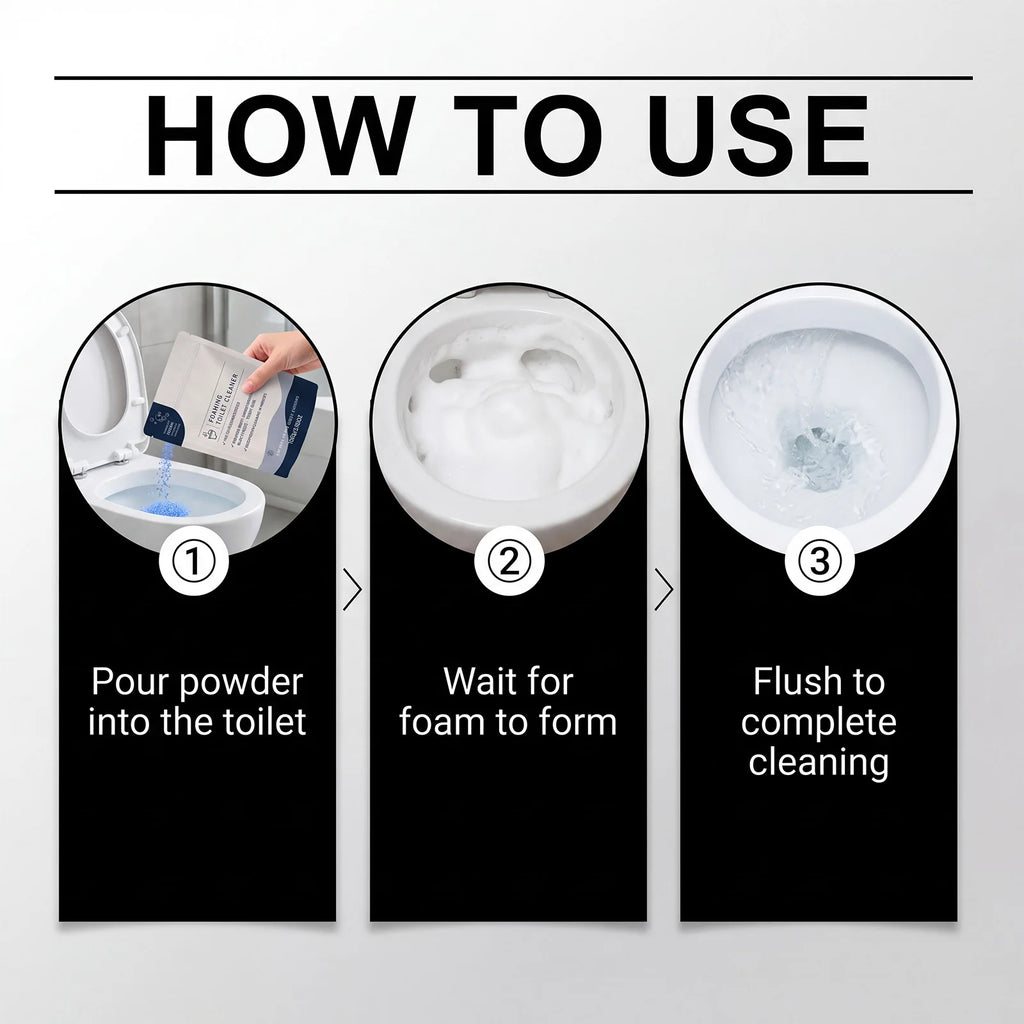 Foam Toilet Cleaner Powerful Removal Yellow Stainsreduce Odor Keep Fresh Air Descaling Easy Dissolving Toilet Cleaning Supplies Oasis Select