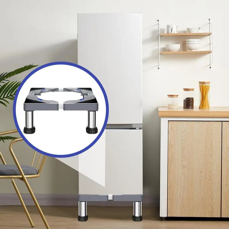Heavy Duty Washer Stand Universal Stainless Steel Washer Dryer Stand Washing Machine Riser Heavy Duty Laundry Pedestal Oasis Select
