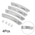 4pcs Bike Spoke Reflector 25*20mm Steel Fixed Rain Sun Protection Bicycle Parts For Mountain Bike Outdoor Riding Accessories Oasis Select white
