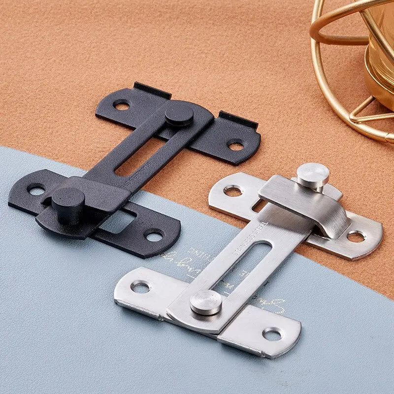 Sliding Barn Door Latch Sliding Right Angle Door Latch Door Bolt Wine Cooler Closet Window Door Latch Plug Baby Safety Latch Oasis Select