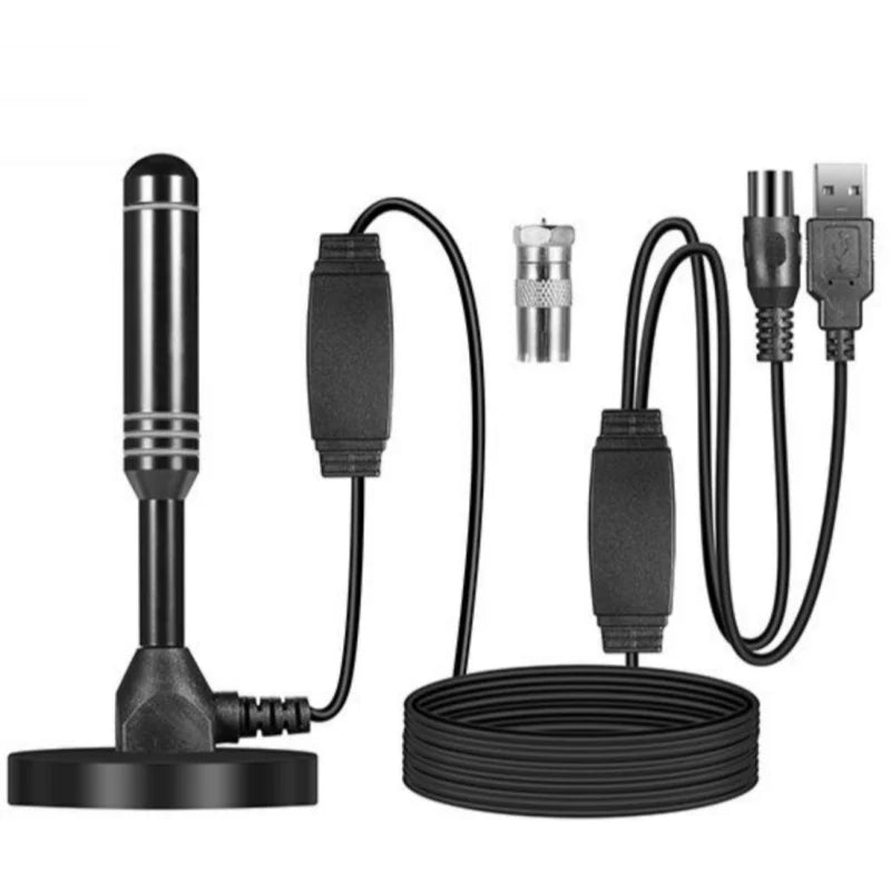 Indoor Digital TV Antenna HDTV Terrestrial DVB-T Dual Amplifier Antenna for Clearer Reception Oasis Select