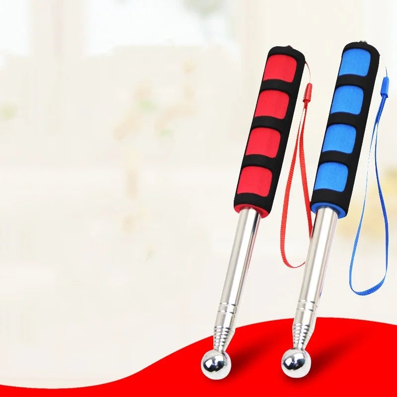 1M~1.3M Hollow Drum Hammer House Inspection Tool Hollow Drum Hammer Stainless Steel Telescopic Drum Hammer Detection Tile Oasis Select