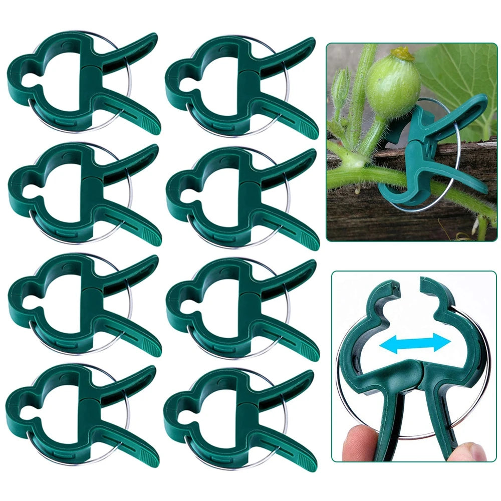 Bundle Plastic Branch Clamping Stakes Connector Vine Support Planting Support Clips Garden Tool Farm Supplies Plant Fixed Clamp Oasis Select