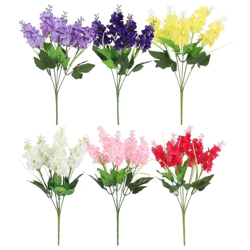Fashion 35cm Artificial Flower Hyacinth Simulation Flower Arrangement Wisteria Bouquet Home Decoration Oasis Select