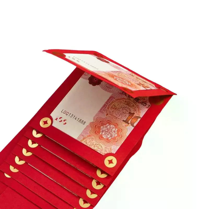 2026 New Year's Red Envelope Best Good Luck In Year Of The Horse Creative Durable Pulling Red Envelopes 6/10 Slots 1Pcs Oasis Select