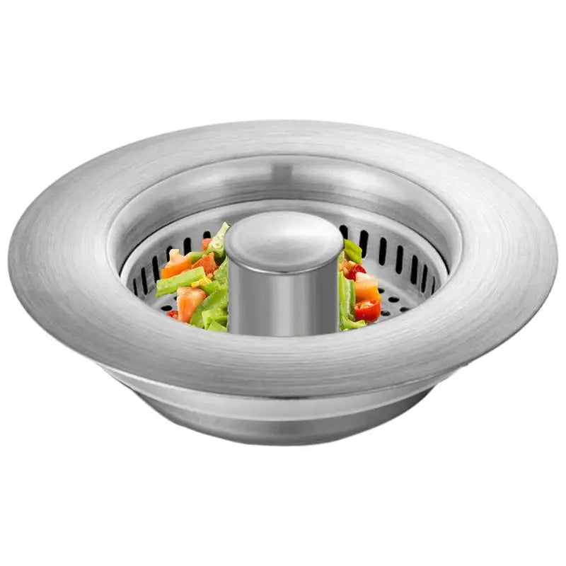 Sink Strainer Stainless Steel Pop Up Kitchen Sink Stopper Fast Drainage Sink Plug Anti-Clogging Sink Food Catcher Basket tool Oasis Select