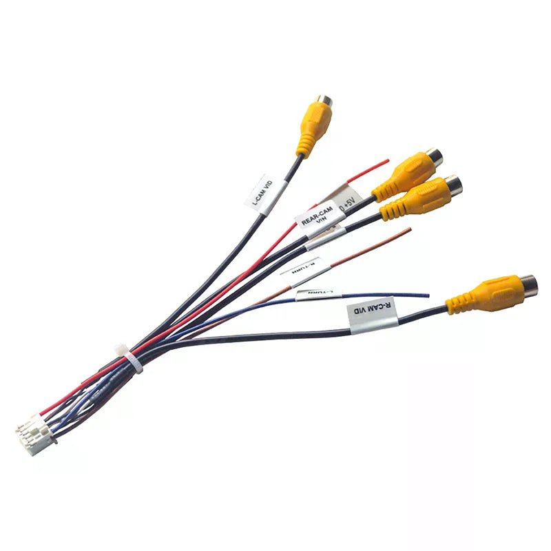 1 Piece DIY Accessories For Android Head Unit With Built-in 360 Panoramic Camera System 12Pin Cable Adapter Oasis Select