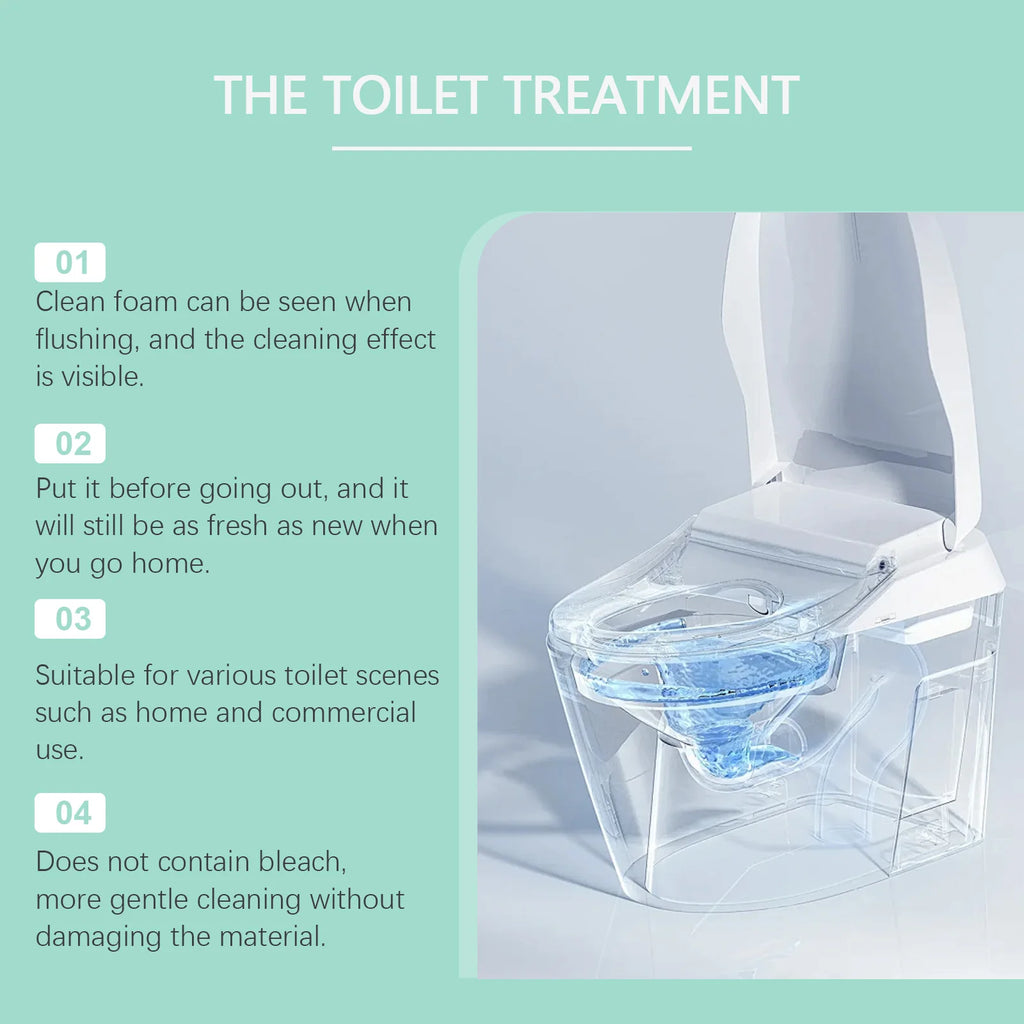 Jue Fish Automatic Toilet Bowl Cleaner – Tank Tabs 120g Toilet Tank Cleaner Oasis Select