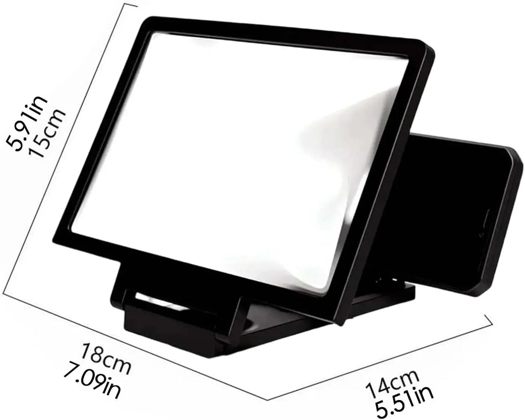 NEW 3D Screen Amplifier Mobile Phone HD Screen Video Glass Stand Magnifier For Phone Enlarged Screen Phone Stand Bracket Oasis Select