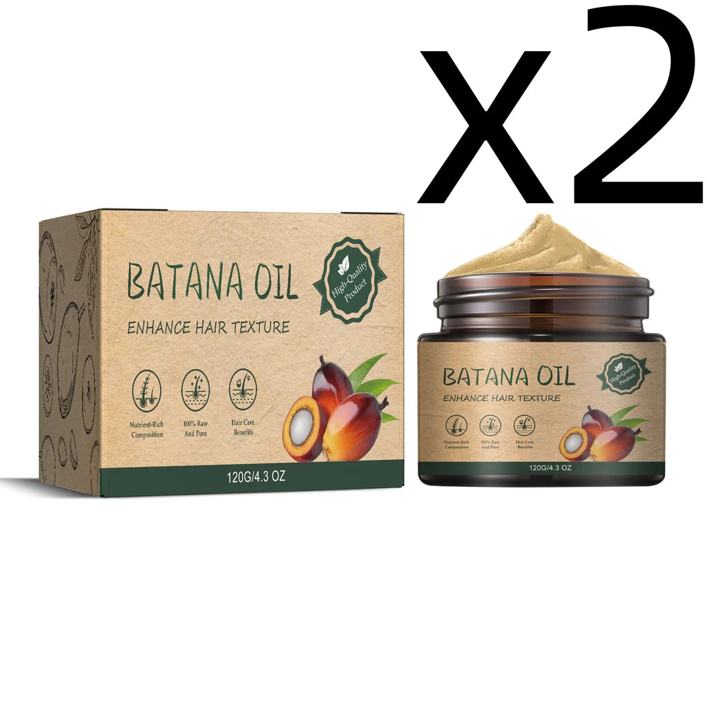Batana Oil Hair Cream – Deep Repair, Moisturize & Frizz Control Hair Treatment Cream Oasis Select 120g Boxed X 2PCS