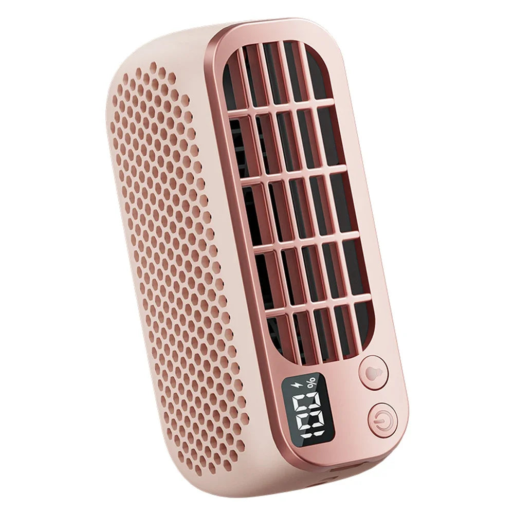 Portable Bladeless Fan USB Rechargeable | 5 Speeds Night Light