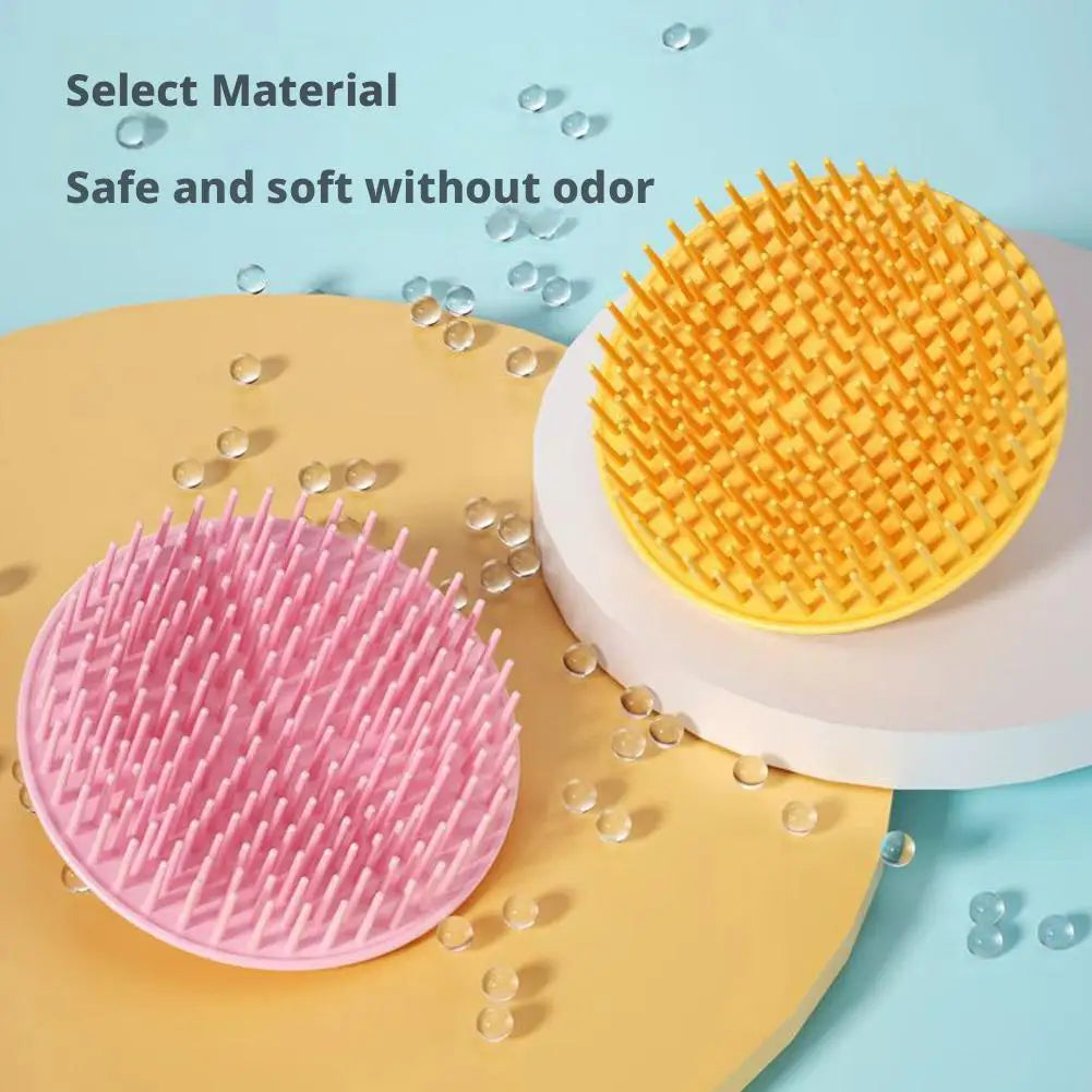Hair Scalp Exfoliator Brush Dandruff Cleaning Brush Flexible Scalp Massager, Shower Shampoo Brush For Home Office, Travel & Pets Oasis Select