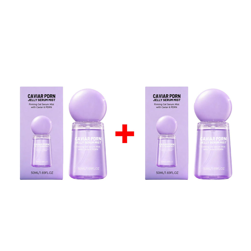 Caviar Face Serum Firming Hydrating Pdrn Jelly Serum Mist Improve Dullness Brightening Essence Spray Moisturizing Before Makeup Oasis Select 2pcs
