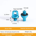 1/4 Lanyard Screw 3/8 SLR Camera Tripod Lifting Ring Sports Digital Camera Accessories With Lanyard Hole Safe Connection Ring Oasis Select Blue