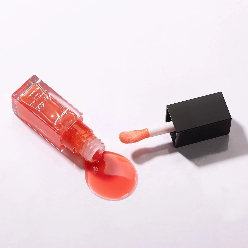 Glow Reviver Tinted Lip Oil – High-Shine & Apricot Oil, 8ml