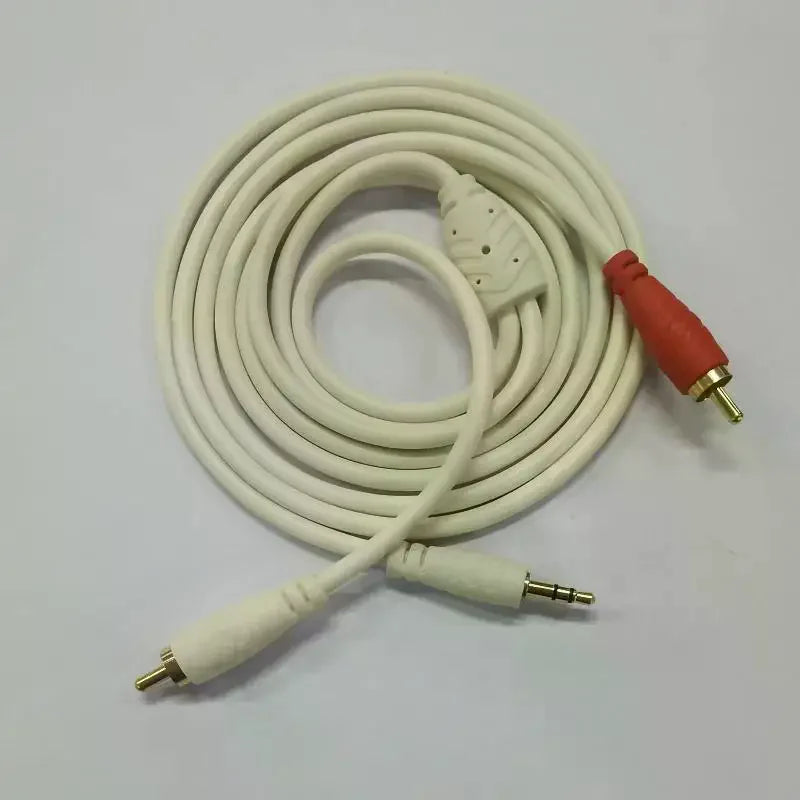 3.5mm Male To Dual RCA Male Audio Cable Gold Plated Hi-Fi Sound Lossless Transmission for Home Theater Car Stereo Oasis Select