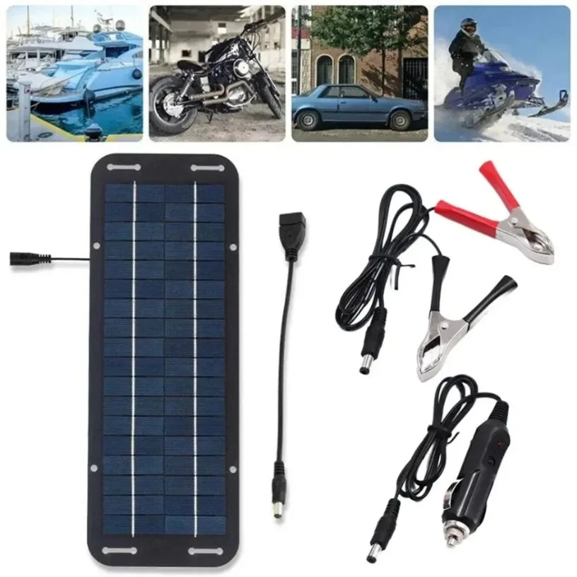 60W 12V Solar Car Battery Charger High Efficiency IP65 Waterproof Solar Panel with Reverse Protection for Caravan Boat Battery Oasis Select