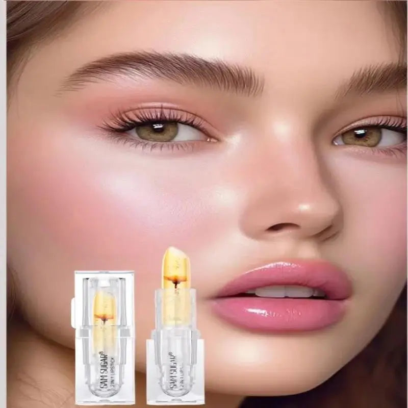 SAM SUGAR Gold Foil Color-Changing Lipstick & Lip Balm