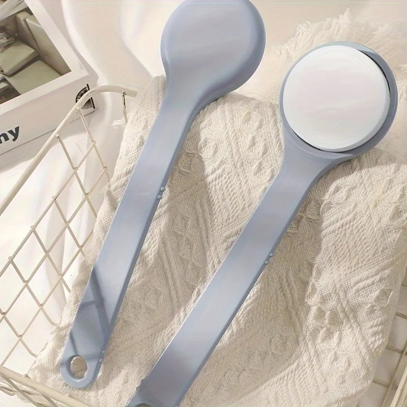 Ergonomic Long-Handled Body Lotion Applicator - Back Brush with Sponge Pad, Ideal for Post-Bath Body Application, Skin Care Tool Oasis Select