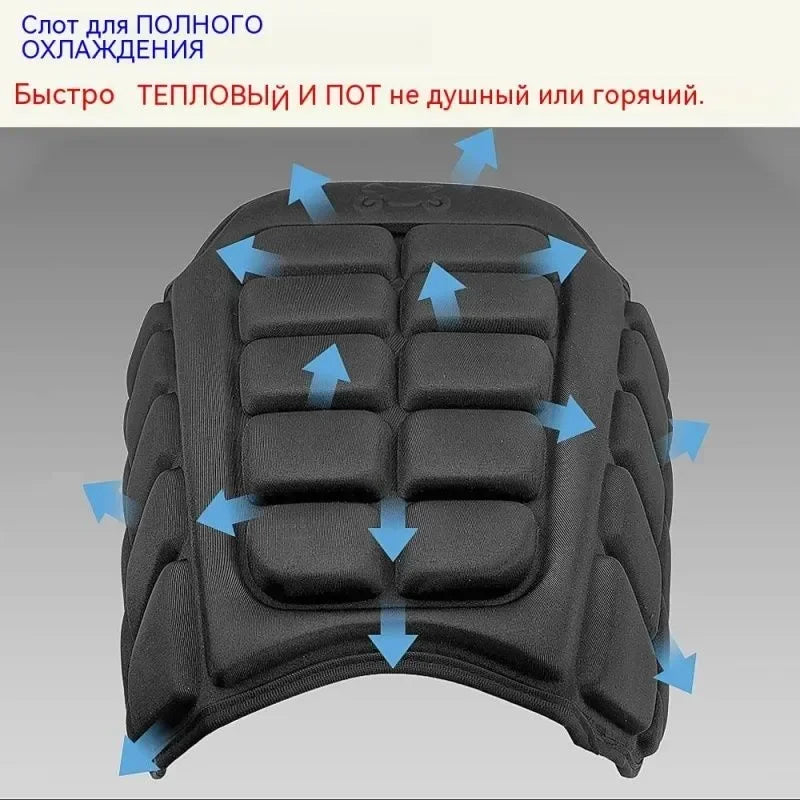 3D Motorcycle Seat Cover Universal Comfort Air Seat Cushion Cover Motorbike Air Pad Cover Shock Absorption Decompression Saddles Oasis Select