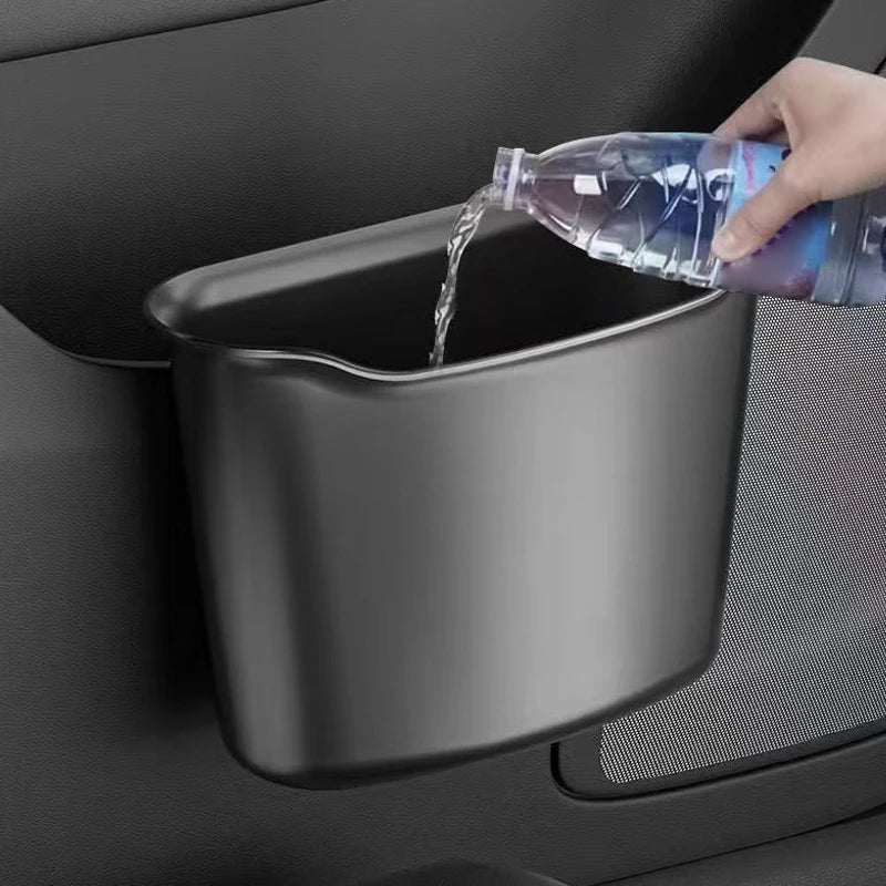 Leak-Proof Car Garbage Can Small Size Multipurpose Leak-Proof Garbage Container Storage Organizers Automotive Garbage Cans Oasis Select