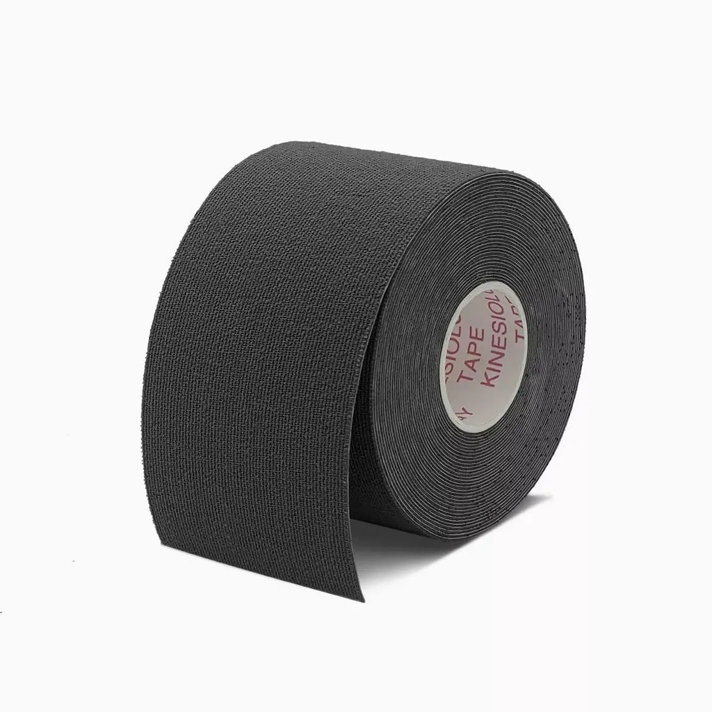 1pcs Sports Waterproof Kinesiology Tape Athletic Bandage Muscle Recovery Protector Strapping Pain Relief Tennis Gym Elastic Wrap Oasis Select Black 5CM