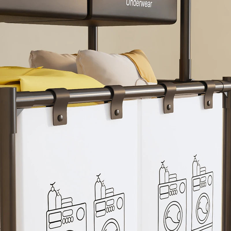 Foldable Laundry Basket with Lid – Multi-Use Storage Bin