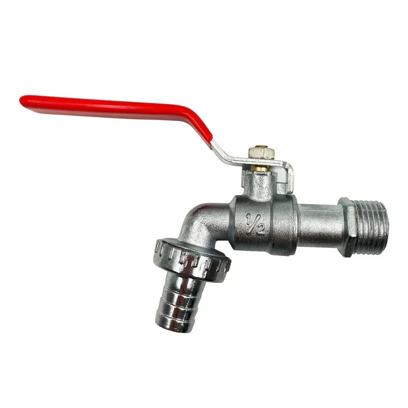 1/2" Brass Garden Faucet IBC Tank Water Tap | Antifreeze Valve