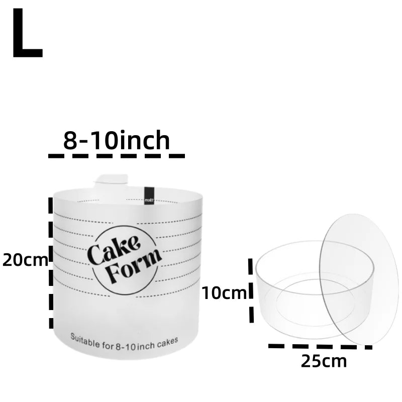 Adjustable Acrylic Cake Ring Mold – Mousse & Fondant Baking Tool Cake Ring Mold Oasis Select L