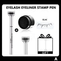 2-in-1 Lower Eyelash Stamp Mascara Stick – Natural & Waterproof Eyelash Stamp Tool Oasis Select black CN