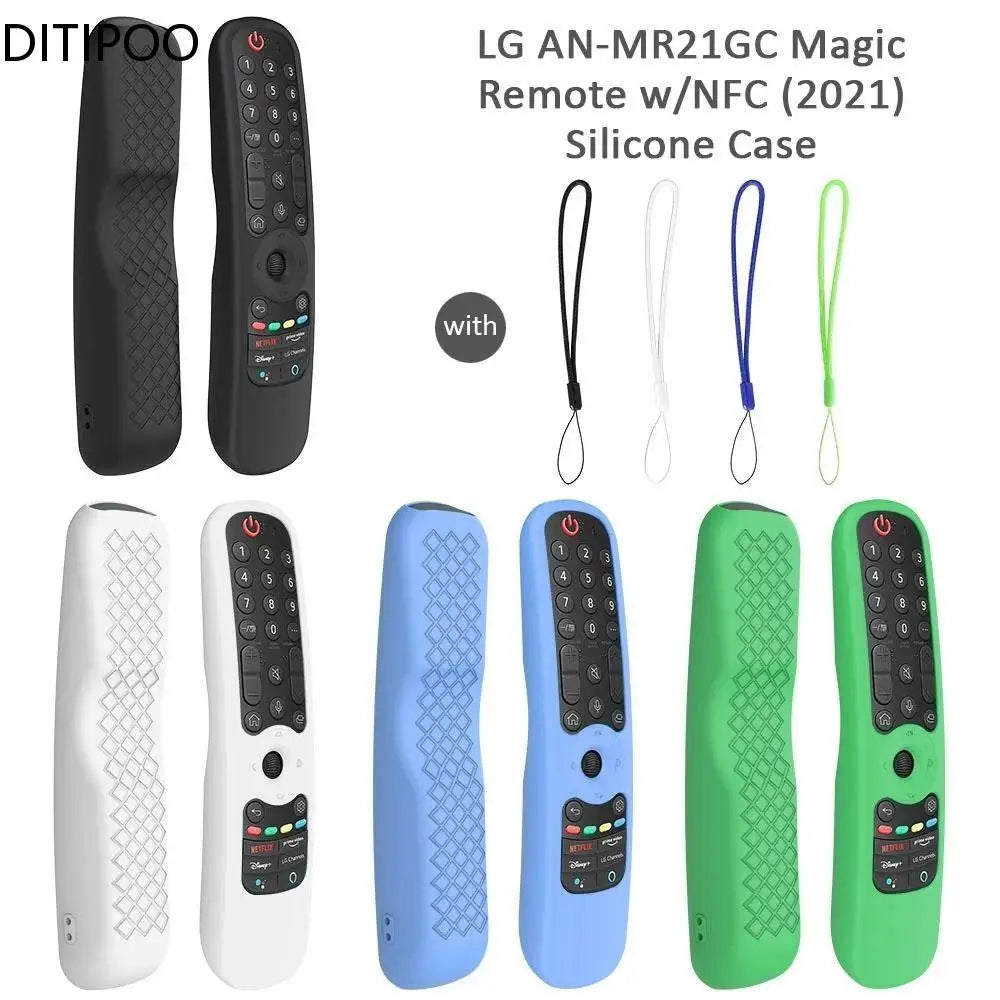 Silicone Case For LG AN-MR21GC MR21N/21GA Remote Control Protective Cover For LG OLED TV Magic Remote AN MR21GC Oasis Select