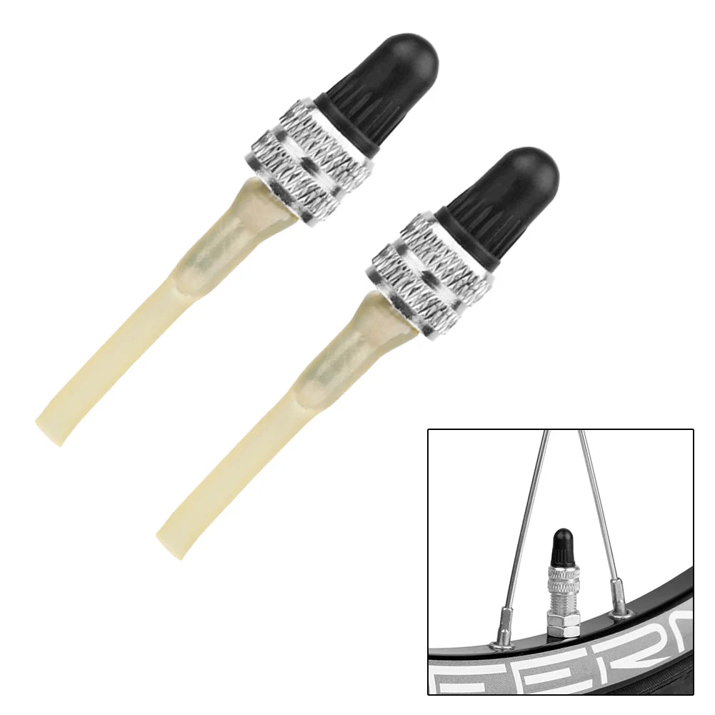 Hassle-Free Process Tire Maintenance Bicycle Tire Valve Core Alloy Valve Core High-Temperature Performance Knurled Grip Oasis Select